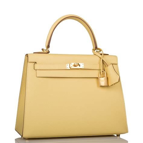 Hermes Kelly Jaune Poussin 